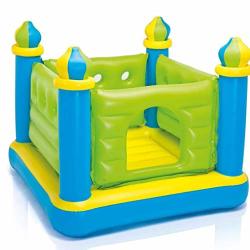 Trampoline Qyzhcp Children's Inflatable - Inflatable Castle Home - Play House Toys Indoor Small Jump Naughty Castle