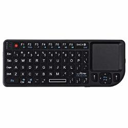 Vacally 2.4GHZ Wireless MINI Touchpad Keyboard With Ir Light Ergonomic Wrist Highly Sensitive Button Keyboard For Htpc PS3 PS4