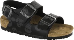 birkenstock mystic skulls black