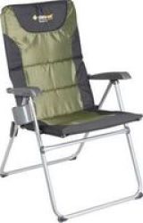 OZtrail Resort 5 Position Camping Arm Chair 150 Kg