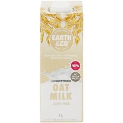 Earth & Co Milk Unsweetened 1L