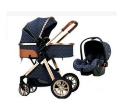Belecoo 3 In 1 Baby Stroller Pram - Blue