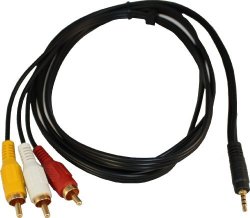 DCables Samsung SC-D23 Av Cable - Tv Video Cord For Samsung SC-D23