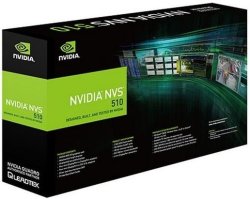 Leadtek Nvidia Quadro NVS510 2GB GDDR3 Workstation Graphics Card LK-NVS510