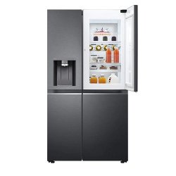 LG GC-J257SQKS 611L Matte Black Steel Side By Side Refrigerator