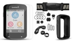 No Vendor Garmin Edge 820 Cycle Bundle With Chest Hrm Speed cadence Sensors Playbetter Silicone Case & HD Glass Screen Protector