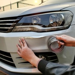 Add A Stylish Shine To Your Car Windows With Silver Plated Chrome Strips