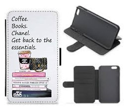 I Phone Cellphone Wallet Case galaxy Cellphone Wallet Case coffee.books.chanel. Get Back To The Essentials Phonecase.