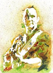 Hand Drawn Original Artist 8" X 10" Watercolor Print "tripping Billies" Featuring Dave Matthews. Unframed Limited Edition Available In 8X10 And 20X30 Prints