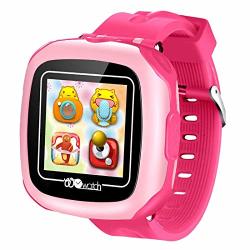 Jsbaby Game Smart Watches For Kids With 1.5" Sensitive Colorful Touch Screen Pedometer Step Health Monitor Voice Record Time Alarm Birthday For Girls And Boys