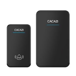 CACAZI Long Range Wireless Doorbell Dc Battery Operated 300M Remote Door Bell 4