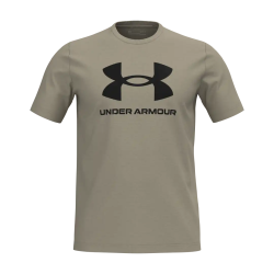 Under Armour Men's Sportstyle Logo Short Sleeve Beige - M