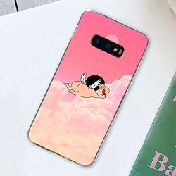 Ultra Thin Clear Soft Rubber Protective Phone Case Cover Cartoon-crayon Shin-chan Galaxy-for Samsung S10 6.1 -9