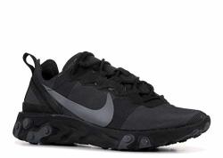 Nike React Element 55 Mens BQ6166-008 Size 7.5 Black dark Grey