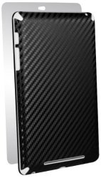 Bodyguardz Carbon Fiber Armor Durable ultra-thin stylish Full Body Film Scratch Protection For Google Nexus 7 Black BZ-ACB72-0713