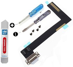 Mmobiel Dock Connector For Ipad Air 2 White Charging Port Assembly Flex Cable Incl Professional Toolkit And Pre Installed Adhesive Incl 2 X Connector Screws