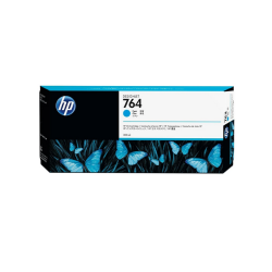 HP 764 300-ML Cyan Designjet Ink Cartridge