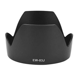 Bewinner Len Hood EW-83J Abs Mount Lens Hood Replacement For Canon Ef-s 17-55MM F 2.8 Is Usm Lens Hood Widely Used In Backlight Photography And