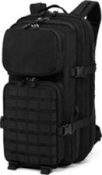 DICALLO Military Backpack For 15.6 Laptop Black & White