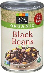 Cherry 365 Everyday Value Organic Black Beans 15 Ounce