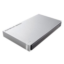 LaCie 1TB Porsche Design Mobile Drive For Mac- USB 3.0 External Hd- Silver Oem Packaged not Retail