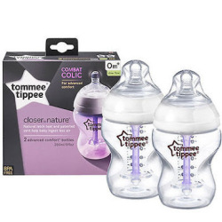 Tommee Tippe Advanced Comfort Bottles 260ml 2 Pack