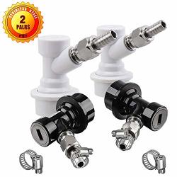 ?2 Pairs?mrbrew Ball Lock Disconnect Set Home Brew Ball Lock Keg Fittings With Mfl Thread Swivel Nuts Corny Keg Fittings With Stainless Steel 5 16"