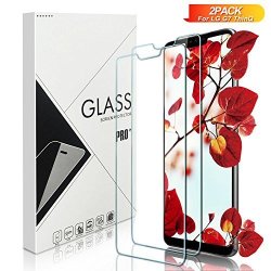 Cctes LG G7 Thinq Screen Protector 2-PACK LG G7 Thinq Tempered Glass Screen Protector With Installation Kit Scratch-prevention Anti-bubble Tempered Glass Screen Protector For