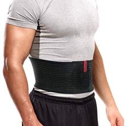 HEALTHNODE Umbilical Hernia Belt For Men And Women - Abdominal Support Binder With Compression Pad - Navel Ventral Epigastric Incisional And Belly Button Hernias
