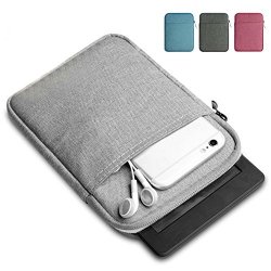 Sleeve For Kindle Paperwhite kindle Voyage 6-INCH Canvas Cover Pouch Bag For Kindle Paperwhite Kindle Voyage Kindle 558 958 KV E-reader Pouch Case Gray