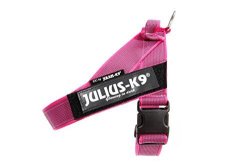 JULIUS-K9 Idc Color & Gray Belt Harness For Dogs Size: 0 Pink-gray