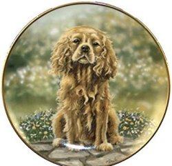 Deals on Danbury Mint Cavalier King Charles Spaniel Plate By Paul Doyle ...