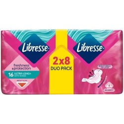 Libresse Freshness & Protection Ultra Long + With Wings 16 Pads