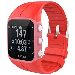 Joint Bands For Polar M400 M430 Fitness Watch Soft Silicone Rubber Watch Band Wristband Sports Strap Bracklet For Polar M400 M430 Fitness Watch Red