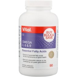 Vital Omega 3 6 & 9 Family Pack 90 Capsules