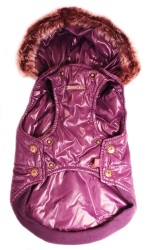 Dogs Life - Royale Parka Jacket With Hood - Purple - Extra-small