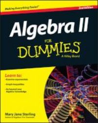 Algebra Ii For Dummies Paperback 2nd Revised Edition