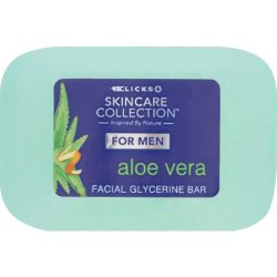 Clicks Skincare Collection For Men Soap Aloe Vera 100G
