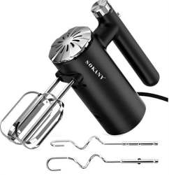 Sokany Electric Hand Mixer And Blender- Powerful 350W Motor 5-SPEED Settings Ergonomic Design Includes 2 X Stainless Steel Flat Beaters And 2 X Stainless