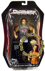 Shawn Michaels - Wwe Wrestling Ruthless Aggression Series 18 Toy Action Figure With Undisputed Wwe Championship Title Belt By Jakks By Jakks Pacific
