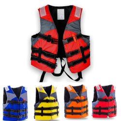 XXL Outdoor Survival Life Jacket Fully Enclose Foam Adult Boating Life Jacket V