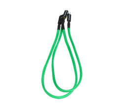 BitFenix Alchemy 2-pin I o Sleeved Ext. Cable - 30cm Green