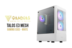Gamdias Talos E3 Mesh Gaming Case White