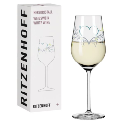Ritzenhoff Ritzenoff Heart Crystal White Wine Glass 1
