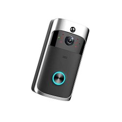 Eachbid Smart Wifi Doorbell Wireless Video Camera Intercom Sd Card Record Two-way Talk Home Security Bell