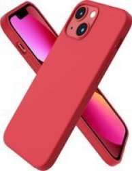 Tuff-Luv Soft Feel Liquid Silicone Case For Apple Iphone 13 MINI Red