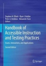 Handbook Of Accessible Instruction And Testing Practices - Issues Innovations And Applications Hardcover 2ND Ed. 2018