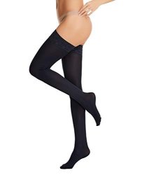 60 Den Nylon Thigh Highs Stockings Semi Sheer Stay Up Silicone Lace Top Women Tights Of Surepoch