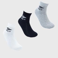 Umbra Umbro 3-PACK Ankle Socks Multi _ 169710 _ Black - M Black