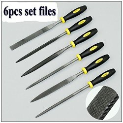 6 Pcs Small Files Set Handy Tools For Ceramic Glass Stone Jewelers Wood Carving Hobbies Crafts